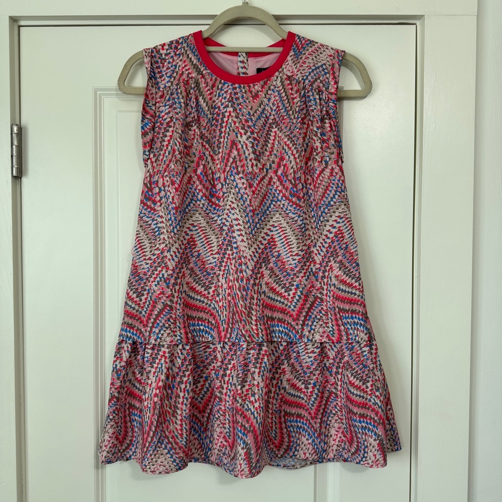 NEW Imoga 10 Multicolor Print Sleeveless Mini Dress